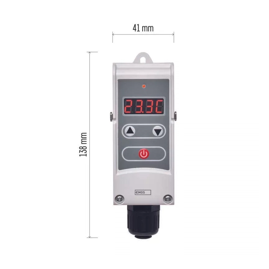 Termostato digitale integrato 230V