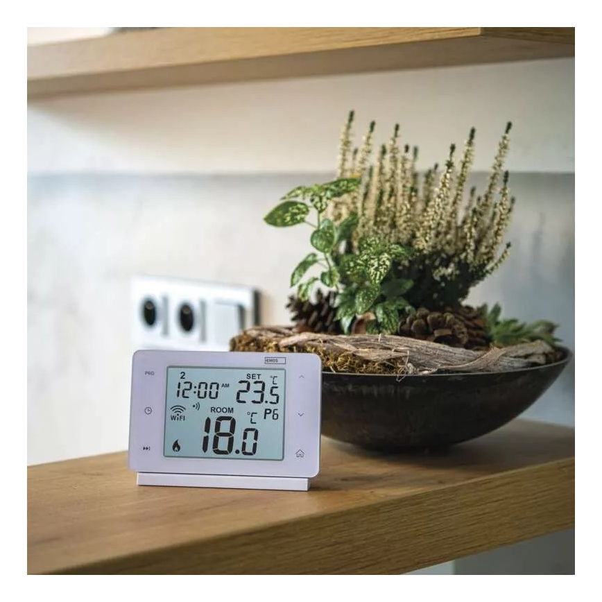 Termostato digitale senza fili GoSmart 230V/16A Wi-FI Tuya