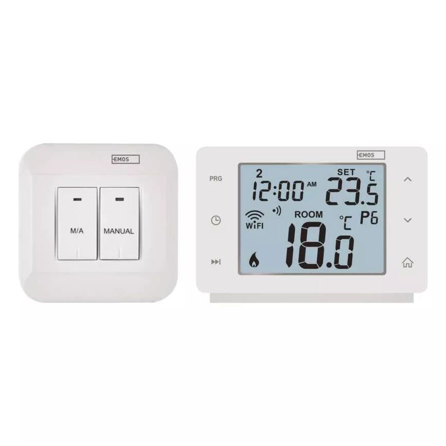 Termostato digitale senza fili GoSmart 230V/16A Wi-FI Tuya