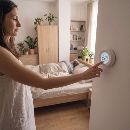 Termostato manuale per ambiente 230V/6A 2xAA bianco