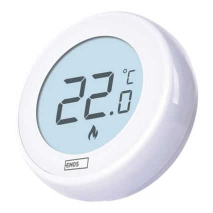 Termostato manuale per ambiente 230V/6A 2xAA bianco