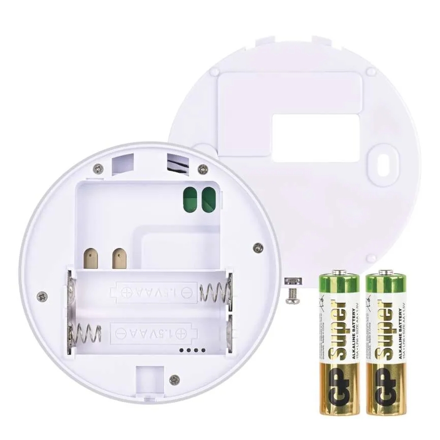 Termostato manuale per ambiente 230V/6A 2xAA bianco