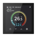 Termostato per installazione ad incasso 230 V, nero, Wi‑Fi compatibile con Tuya