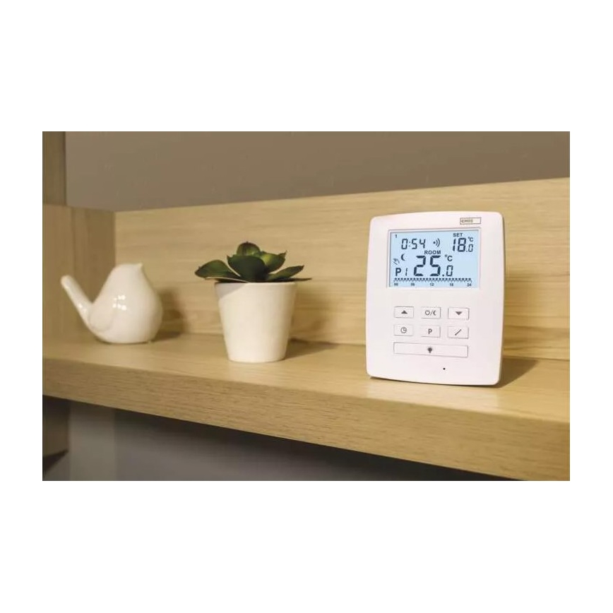 Termostato programmabile 230V+2xAA