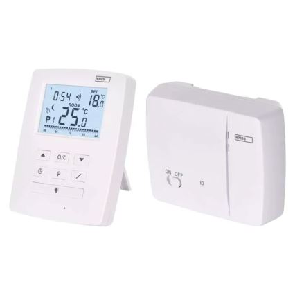 Termostato programmabile 230V+2xAA