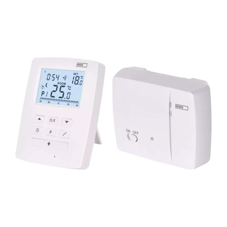Termostato programmabile 230V+2xAA