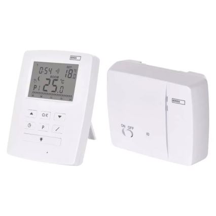 Termostato programmabile 230V+2xAA