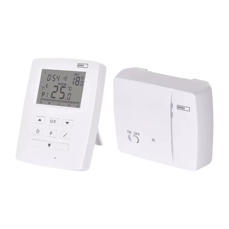 Termostato programmabile 230V+2xAA