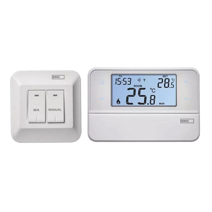 Termostato programmabile 230V + 2xAA