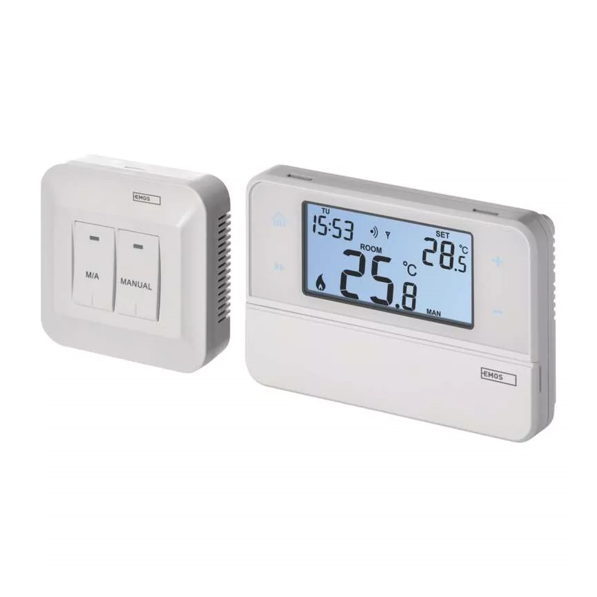 Termostato programmabile 230V + 2xAA