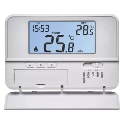 Termostato programmabile 230V + 2xAA