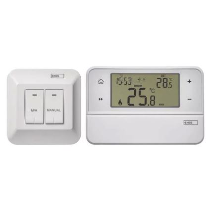 Termostato programmabile 230V + 2xAA