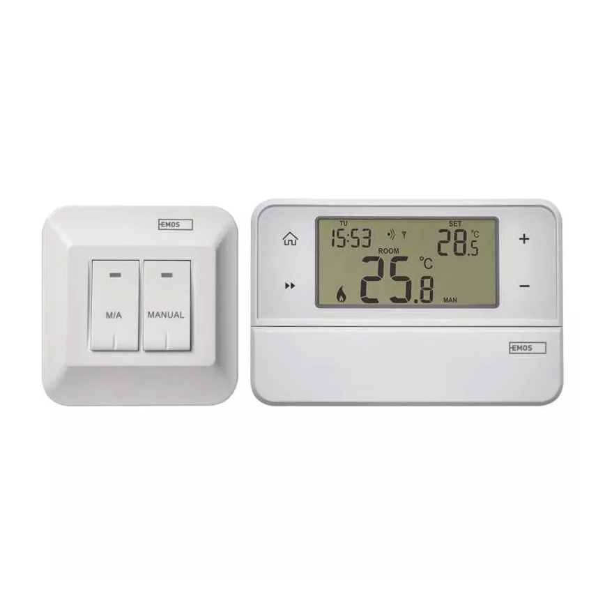 Termostato programmabile 230V + 2xAA