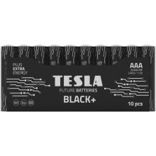 Tesla Batteries - 10 pz Batteria alcalina AAA BLACK+ 1,5V