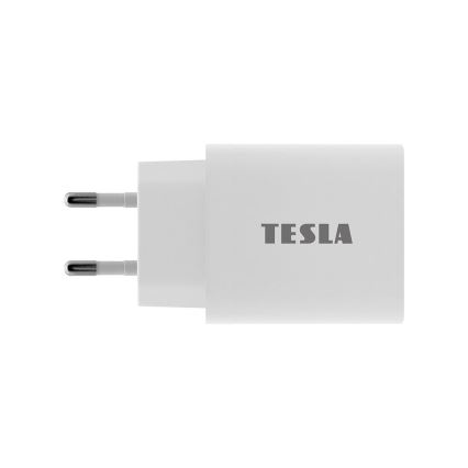 TESLA Electronics - Adattatore a carica rapida Power Delivery 20W bianco