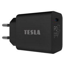 TESLA Electronics - Adattatore a carica rapida Power Delivery 20W nero