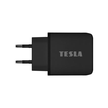 TESLA Electronics - Adattatore a carica rapida Power Delivery 25W nero