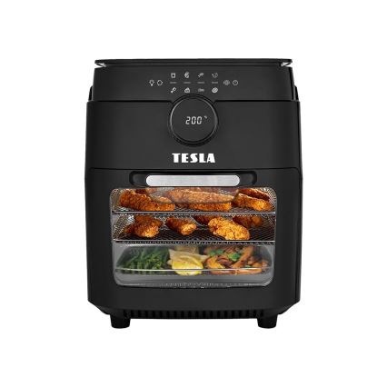 TESLA Electronics AirCook & Grill - Smart multifunzione digitale hot air fryer 12 l 1800W/230V Wi-Fi