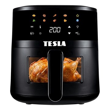 TESLA Electronics AirCook - Friggitrice ad aria 4,4 l 1450W/230V nera