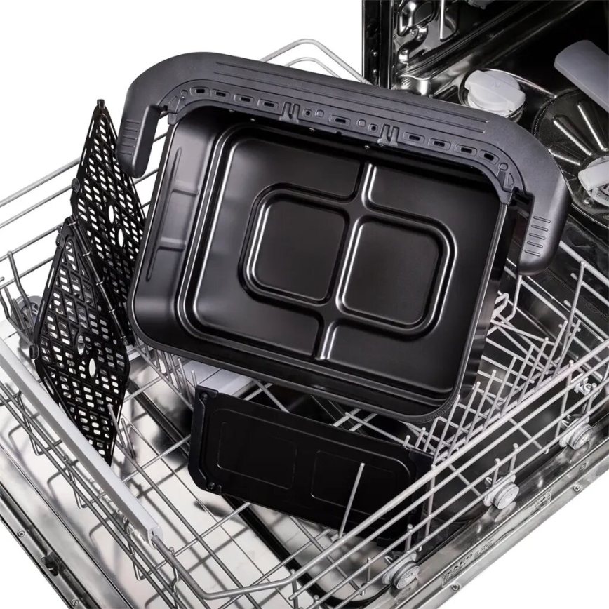 TESLA Electronics AirCook - Friggitrice ad aria calda digitale doppia multifunzione 10 l 2400W/230V