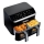 TESLA Electronics AirCook - Friggitrice ad aria calda digitale doppia multifunzione 9 l 2400W/230V