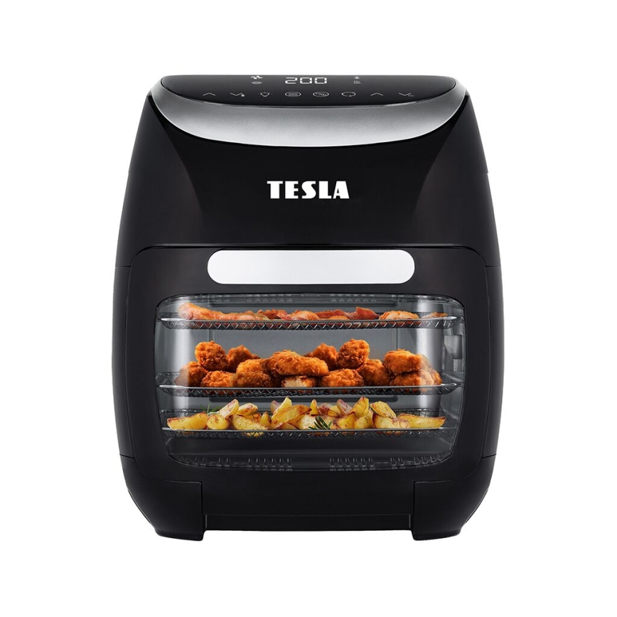TESLA Electronics AirCook - Friggitrice digitale multifunzionale ad aria calda 11 l 2000W/230V