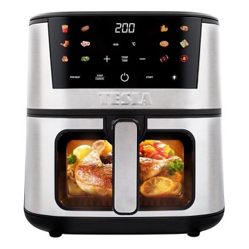 TESLA Electronics AirCook - Friggitrice digitale multifunzionale ad aria calda 7 l 1600W/230V