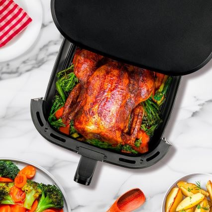 TESLA Electronics AirCook - Friggitrice digitale multifunzionale ad aria calda 7 l 1600W/230V