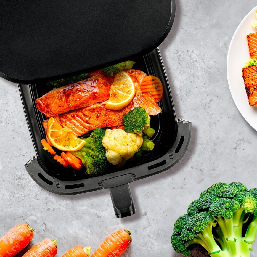 TESLA Electronics AirCook - Friggitrice digitale multifunzionale ad aria calda 7 l 1600W/230V