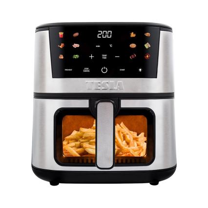 TESLA Electronics AirCook - Friggitrice digitale multifunzionale ad aria calda 7 l 1600W/230V