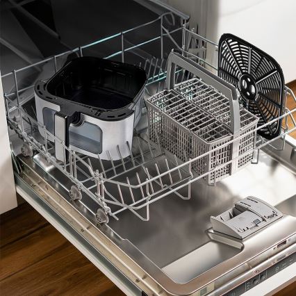 TESLA Electronics AirCook - Friggitrice digitale multifunzionale intelligente ad aria calda 9 l 1700W/230V Wi-Fi