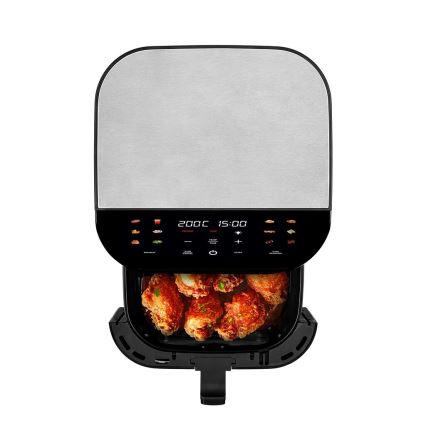 TESLA Electronics AirCook - Friggitrice digitale multifunzionale intelligente ad aria calda 9 l 1700W/230V Wi-Fi