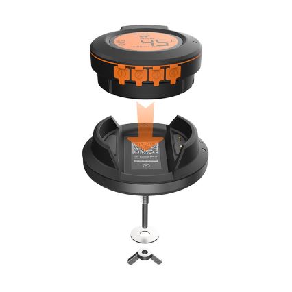 TESLA Electronics Cook - Termometro digitale per carne con sonda 0-400 °C 2xAA IP65