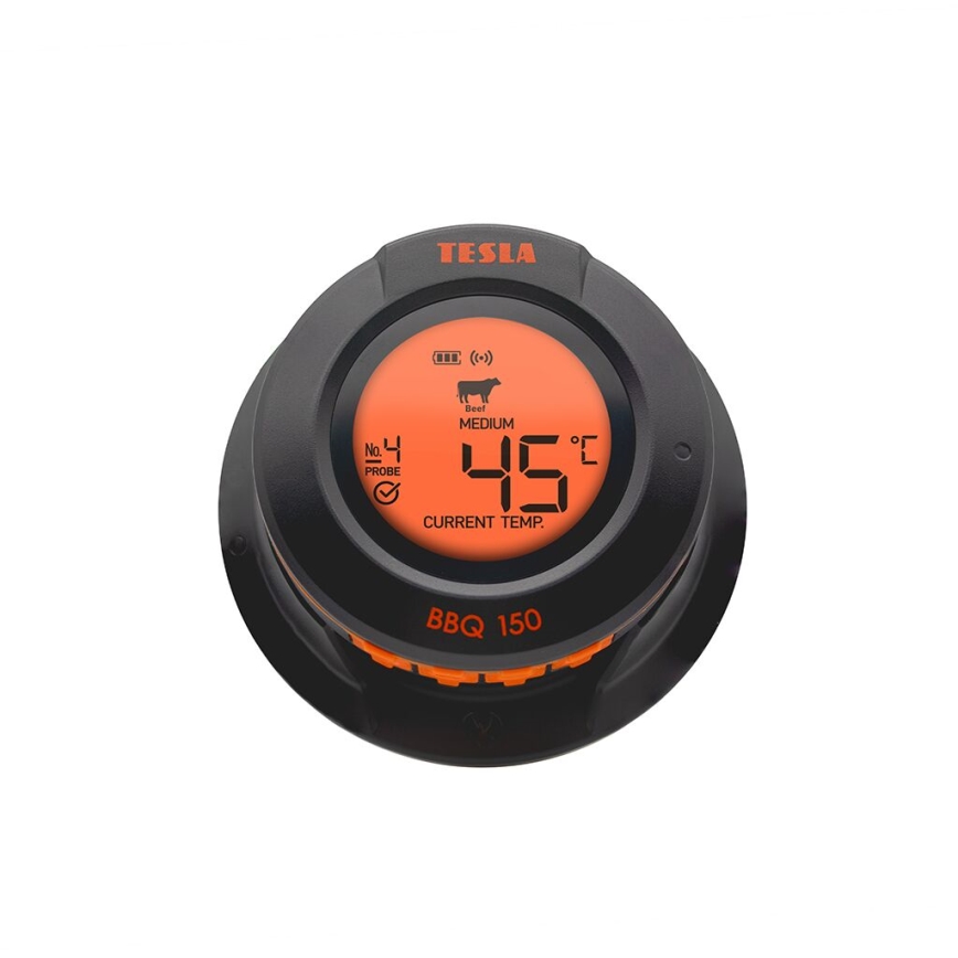 TESLA Electronics Cook - Termometro digitale per carne con sonda 0-400 °C 2xAA IP65