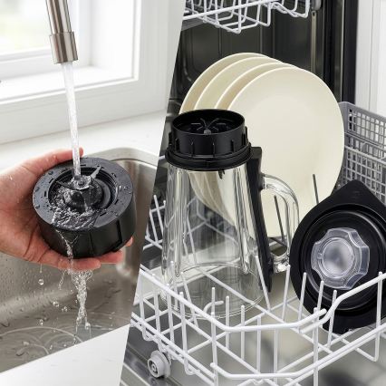TESLA Electronics CrunchX - Frullatore da tavolo 1500W/230V nero