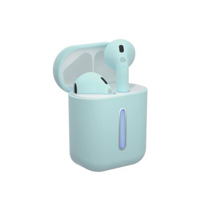 TESLA Electronics - Cuffie wireless 300 mAh + 2x 25 mAh IPX4 turchese
