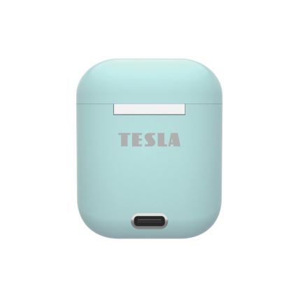 TESLA Electronics - Cuffie wireless 300 mAh + 2x 25 mAh IPX4 turchese