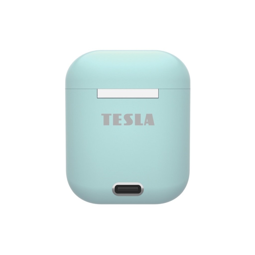 TESLA Electronics - Cuffie wireless 300 mAh + 2x 25 mAh IPX4 turchese