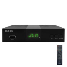 TESLA Electronics - DVB-T2 H.265 (HEVC) ricevitore 2xAAA + telecomando
