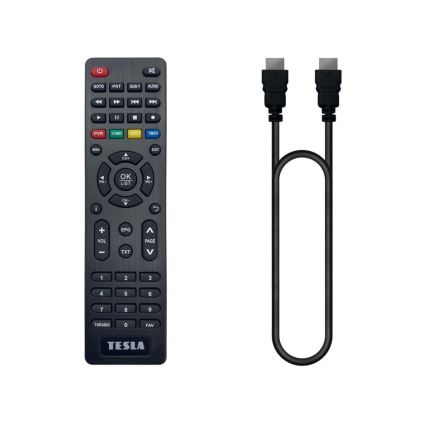 TESLA Electronics - DVB-T2 H.265 (HEVC) ricevitore 2xAAA + telecomando