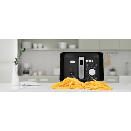 TESLA Electronics EasyCook - Friggitrice 2,5 l 1800W/230V