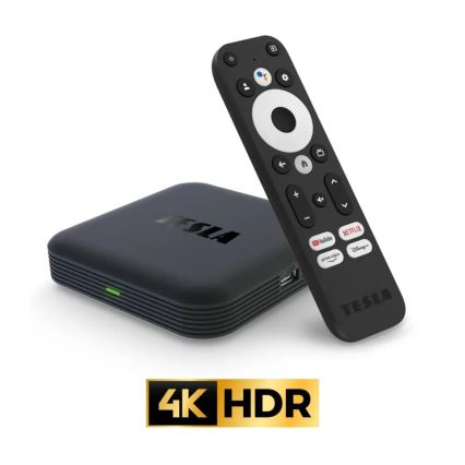 TESLA Electronics MediaBox - UHD multimedia lettore Wi-Fi + telecomando