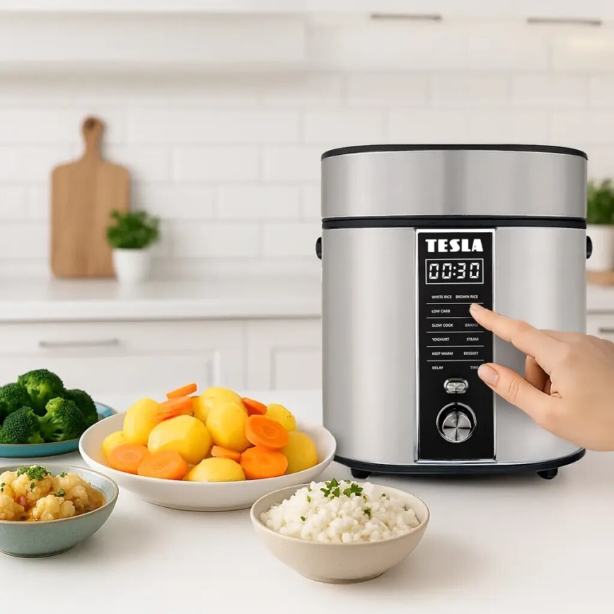 TESLA Electronics MultiCook - Multifunzione cuociriso 2,1 l 400W/230V