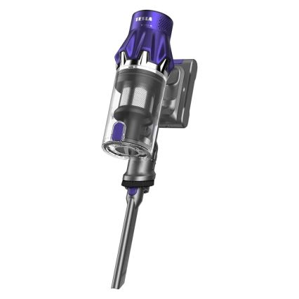 TESLA Electronics PureStar - Aspirapolvere a batteria flessibile 2in1 250W/2200 mAh grigio/viola