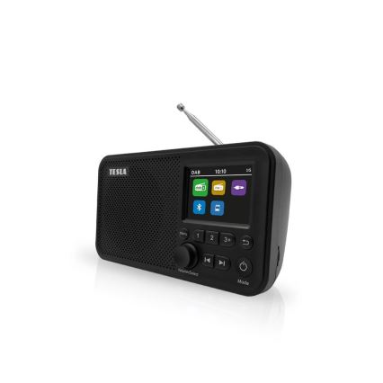 TESLA Electronics - Radio DAB+ FM 5W/1800 mAh nero