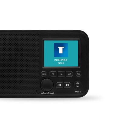 TESLA Electronics - Radio DAB+ FM 5W/1800 mAh nero