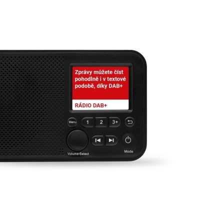 TESLA Electronics - Radio DAB+ FM 5W/1800 mAh nero