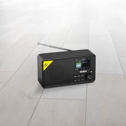 TESLA Electronics - Radio DAB+ FM 5W/4000 mAh nero