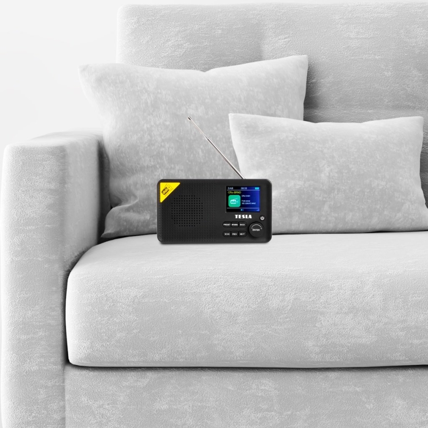 TESLA Electronics - Radio DAB+ FM 5W/4000 mAh nero