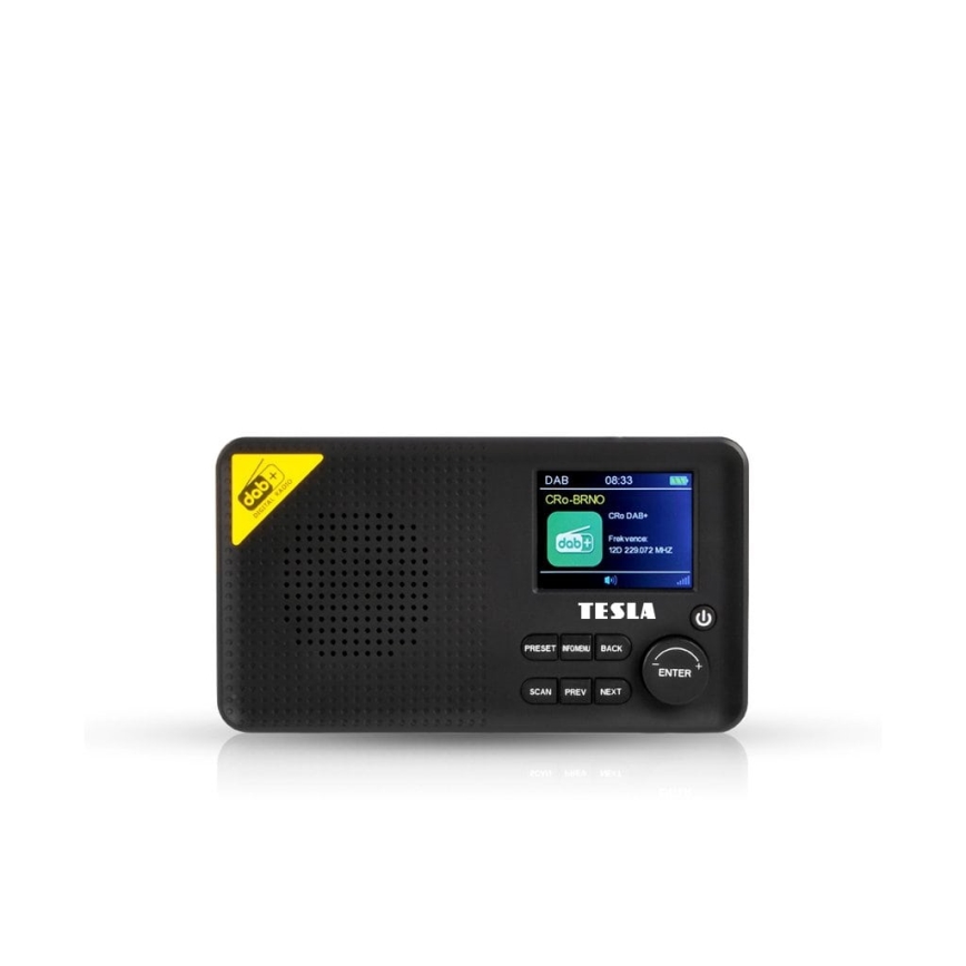 TESLA Electronics - Radio DAB+ FM 5W/4000 mAh nero